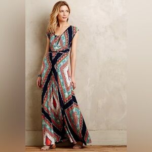 Anthropologie Maeve Verda Sleeveless Maxi Dress Size Small